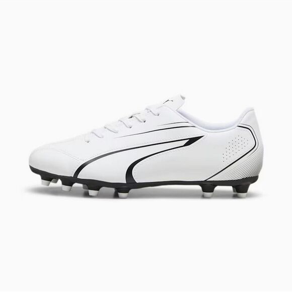 Puma Childrens/Kids Vitoria Soccer Cleats / White/Black - Picture 1 of 2